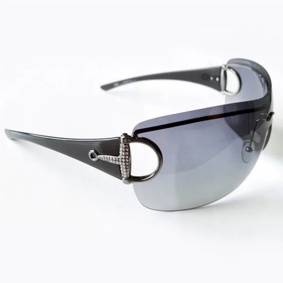 Gucci women’s Strass horsebit diamond sunglasses‎ 2711 EUC - Picture 1 of 8